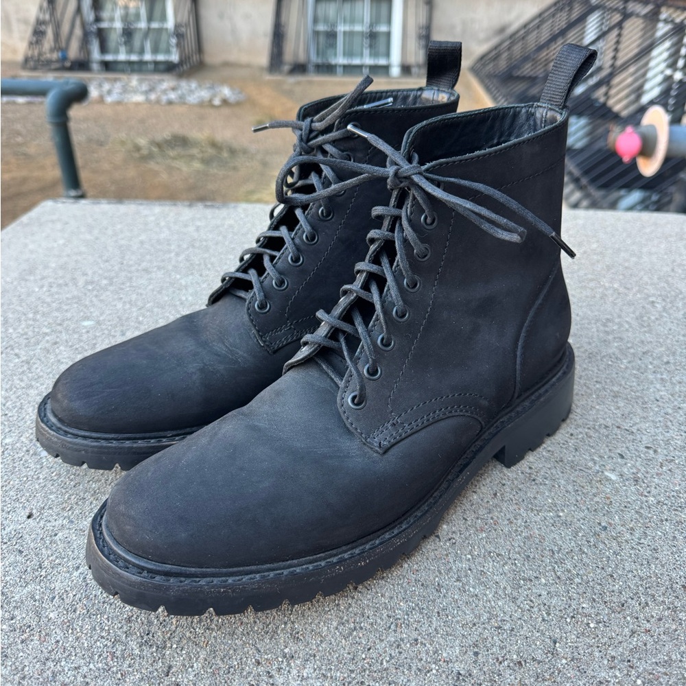Thursday Boot Company Hero Boots -  Men's Black Lace-Up Boots